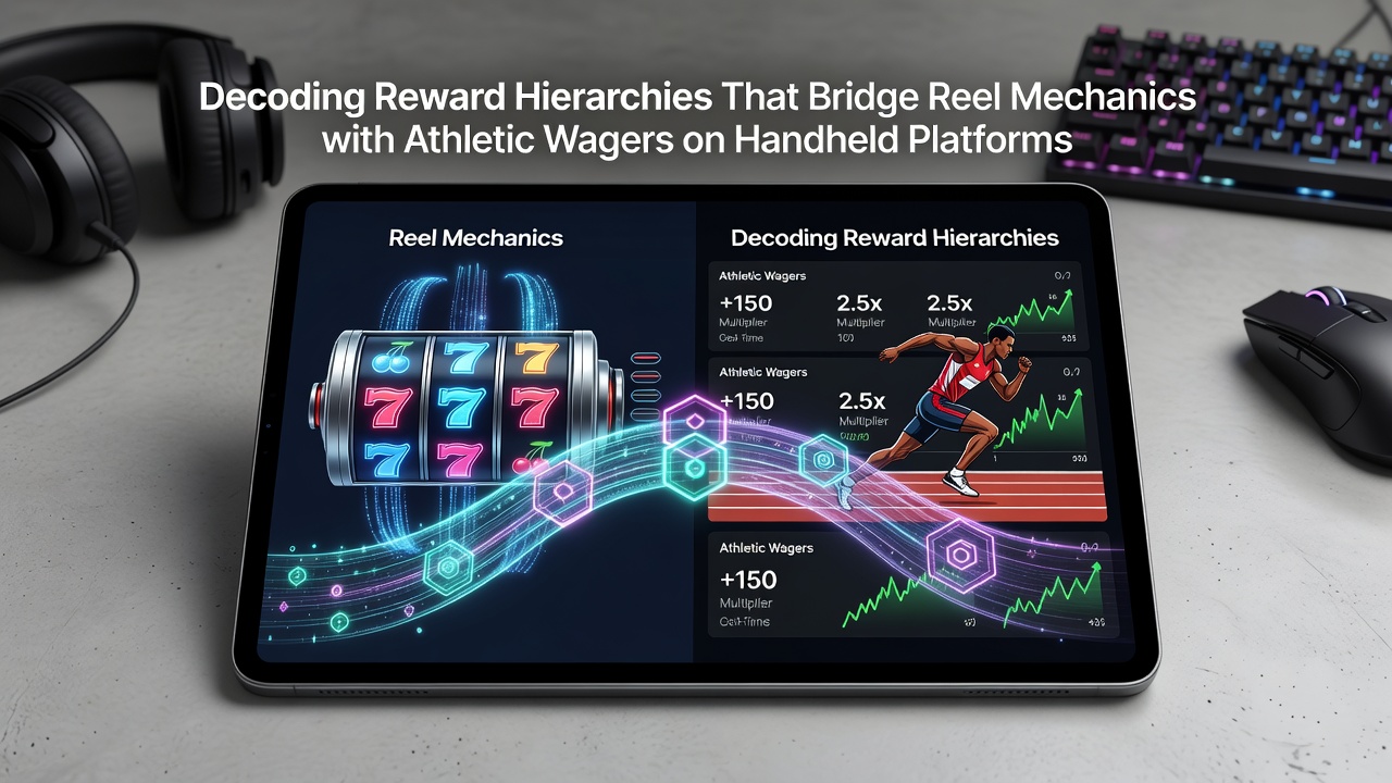User progression screen displaying tier levels between slot gameplay and sports wager rewards
