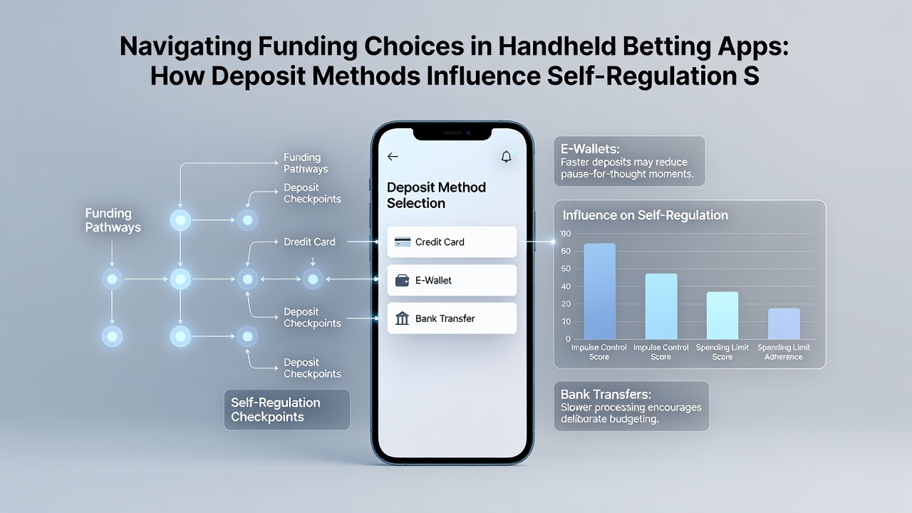 Close-up view of a betting app's self-regulation dashboard with deposit limit settings and transaction history on a mobile device